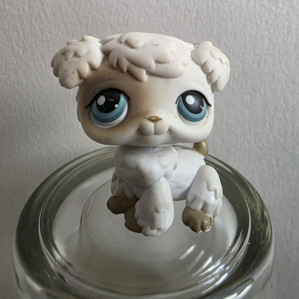 3/$22 POODLE DOG #204 - Authentic Littlest Pet Shop - Hasbro LPS